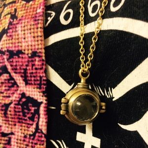 Gold Magnifying Shadowbox Bauble Neck